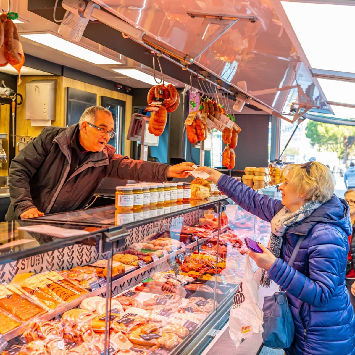 Les marchés au bord du Léman, à Montreux